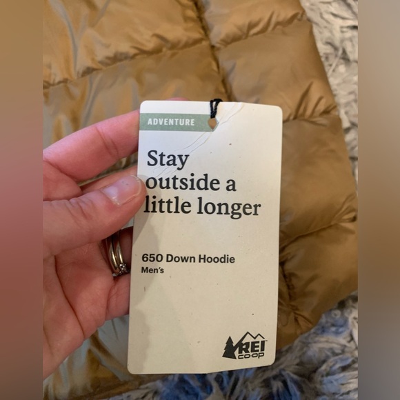 REI NWT MENS DOWN HOODY JACKET. Size MEDIUM - Picture 11 of 16